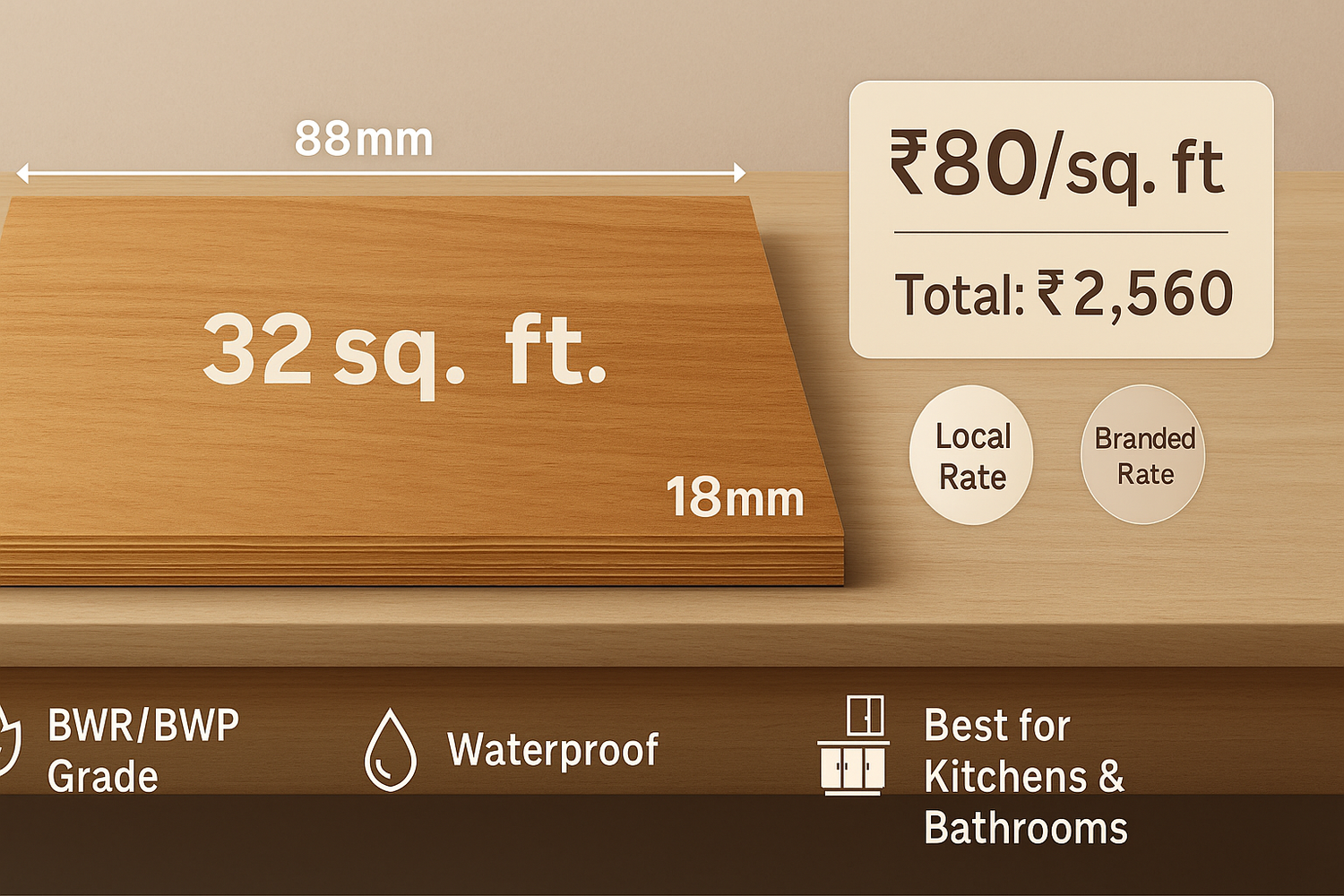 18mm Waterproof Plywood 8x4 Price: Market Guide