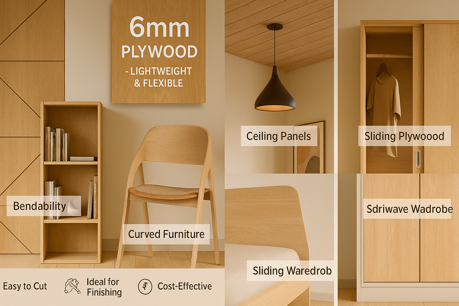 6mm Plywood Ideas for Home Interiors & Decor