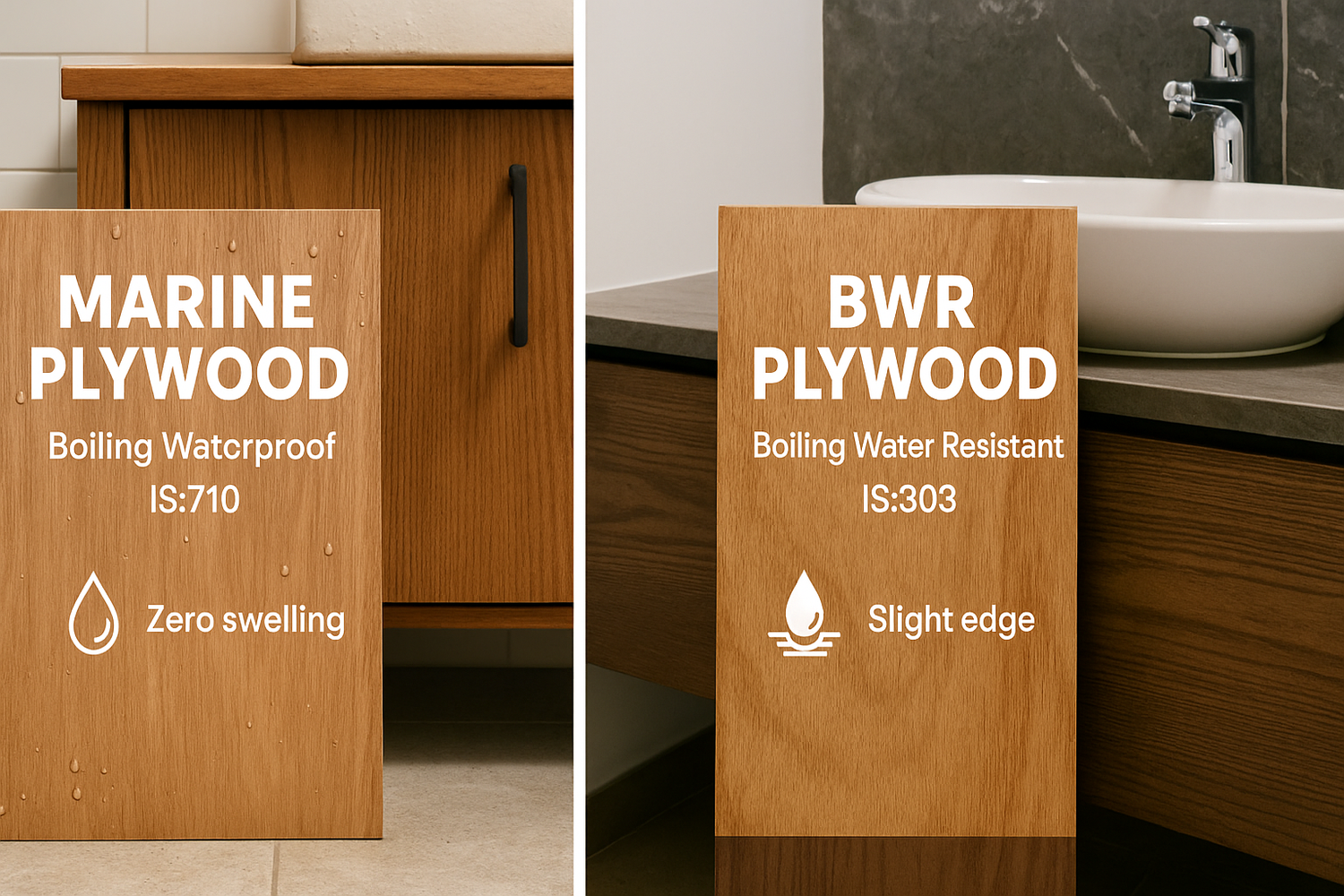 Marine Plywood vs. BWR Plywood – Which One’s Better for Bathrooms?