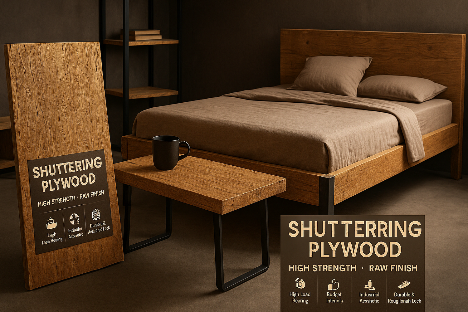 How to Use Shuttering Ply Creatively in Home Furniture