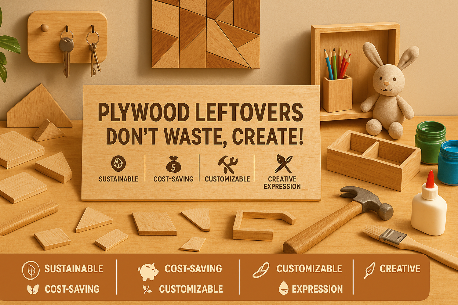 Creative Uses of Plywood Leftover Pieces