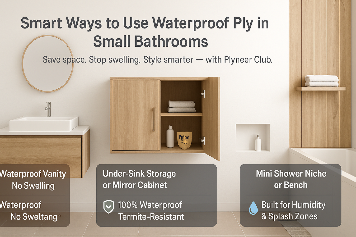 Smart Ways to Use Waterproof Ply in Small Bathrooms
