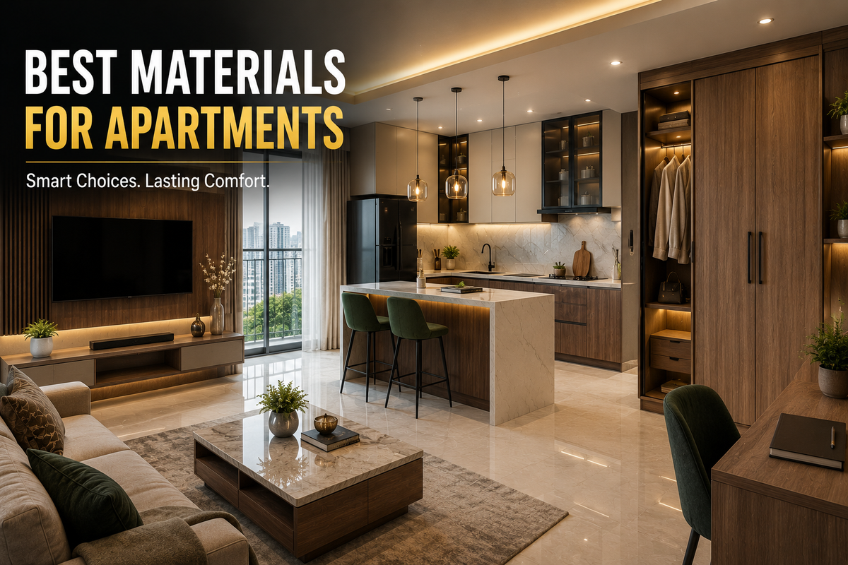 Best Materials for Apartments | Complete Guide for Modern Interiors