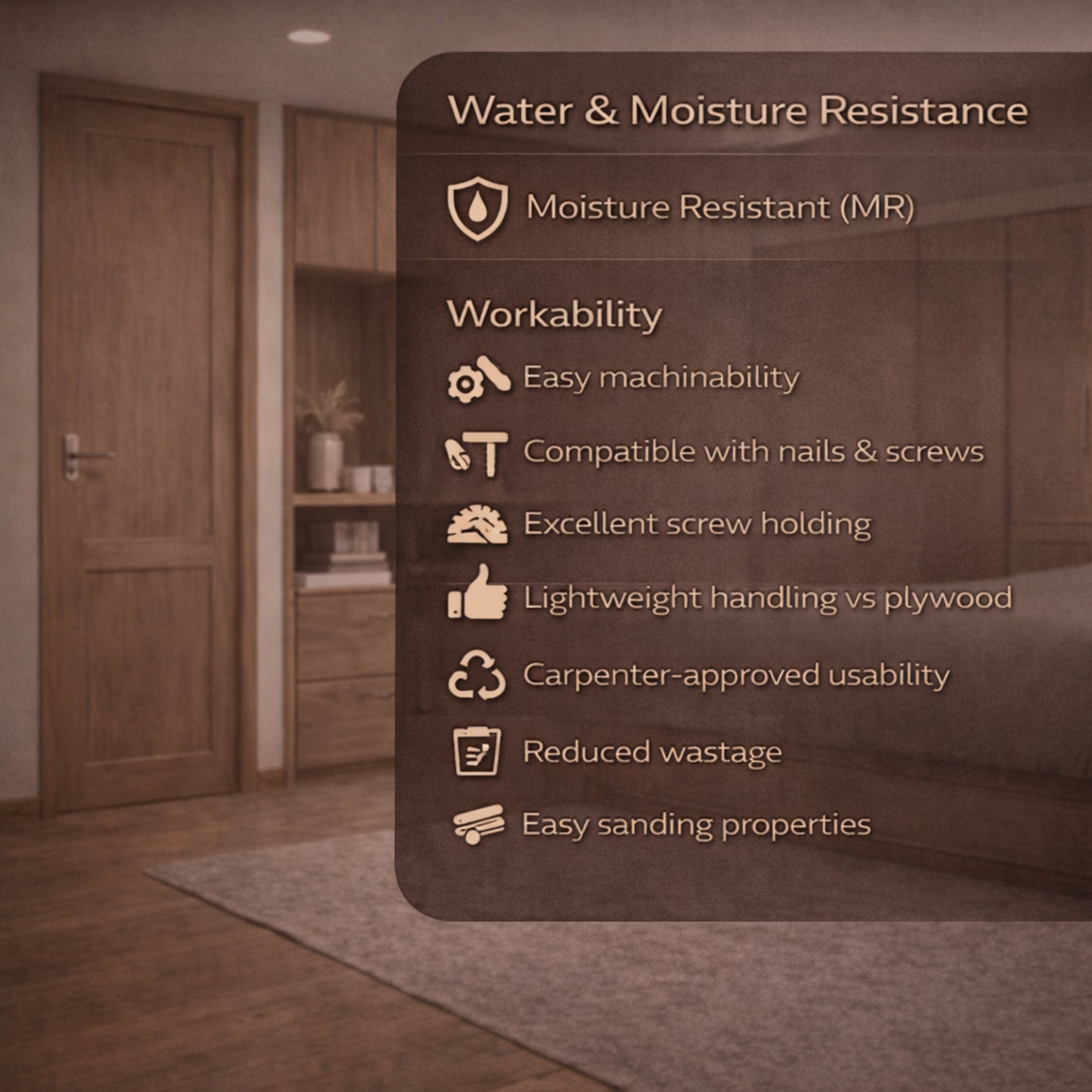 Silver Blockboard MR