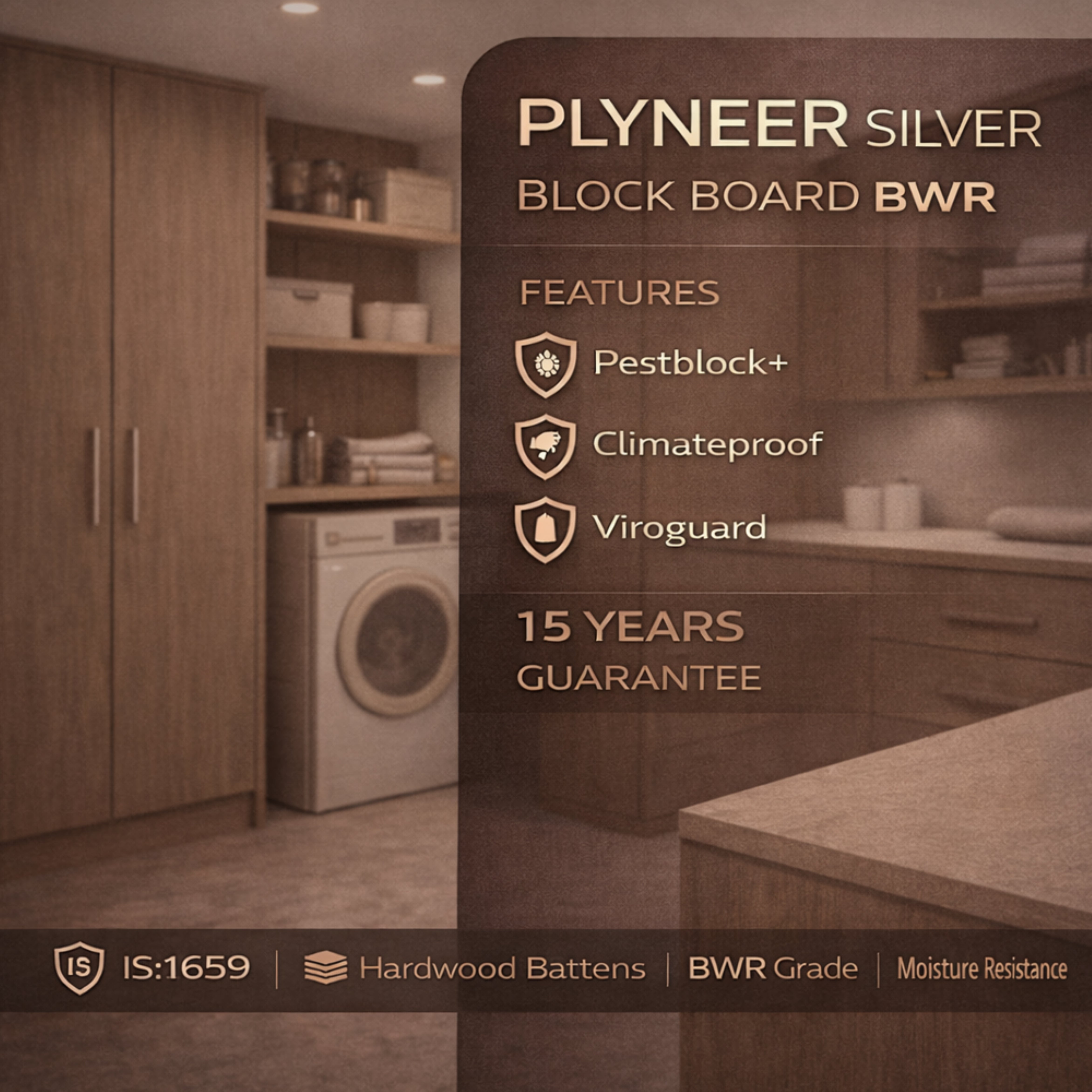 Silver Blockboard BWR