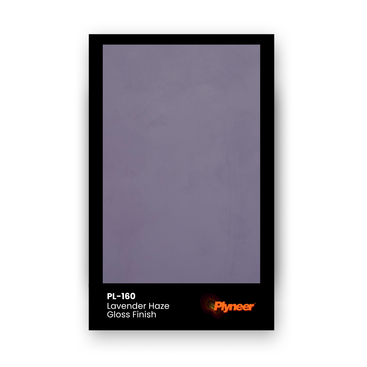 PL-160 Lavender Haze laminate with glossy violet finish by Plyneer.