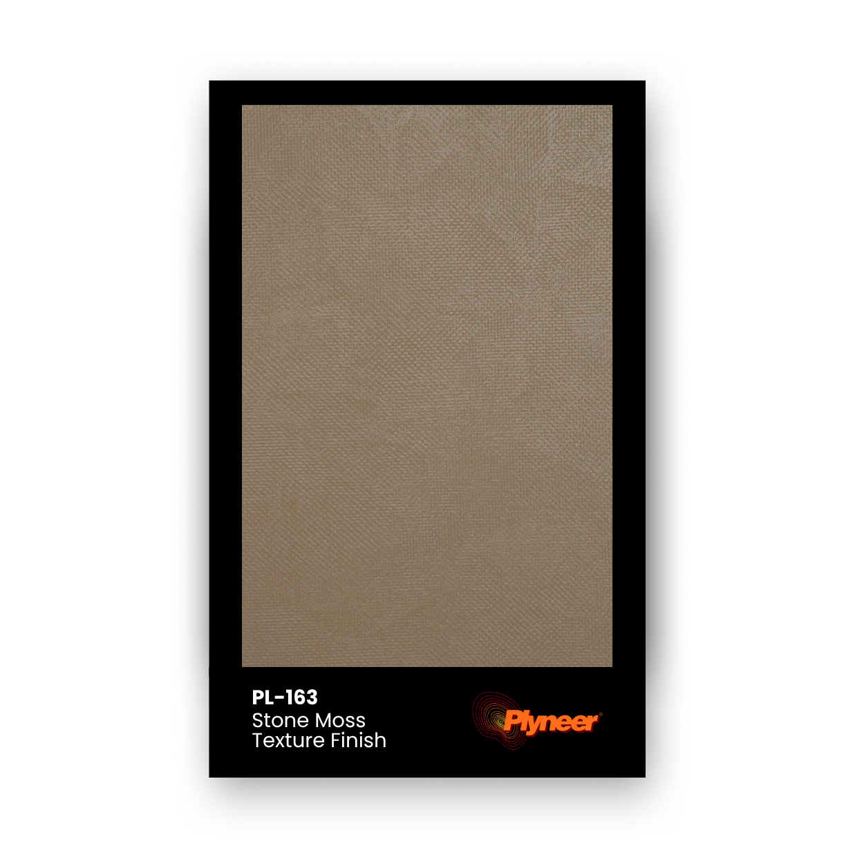PL-163 Taupe Weave laminate with matte fabric texture in warm taupe finish by Plyneer.