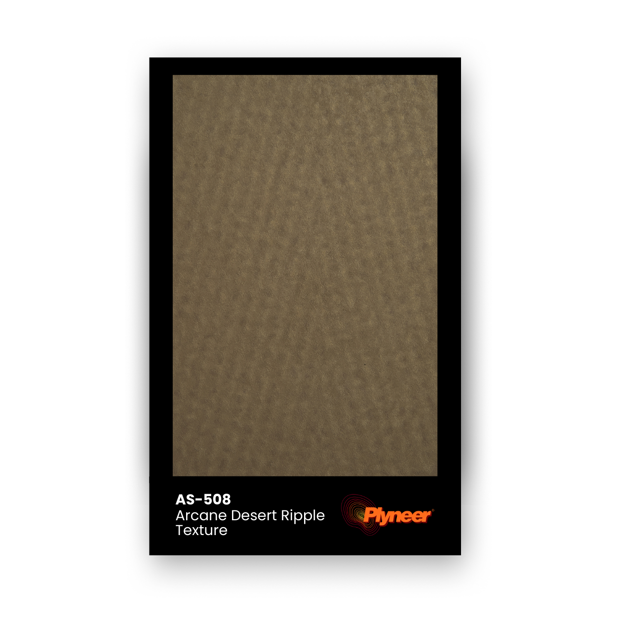 Plyneer AS-508 beige laminate with soft ripple texture and desert-inspired warm tone.