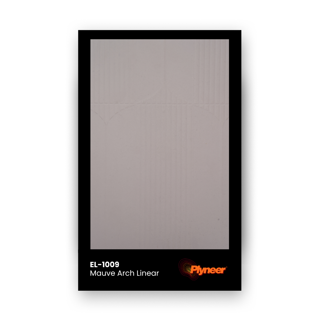 Plyneer EL-1009 mauve laminate with embossed arch and linear texture from Elite Lite series.