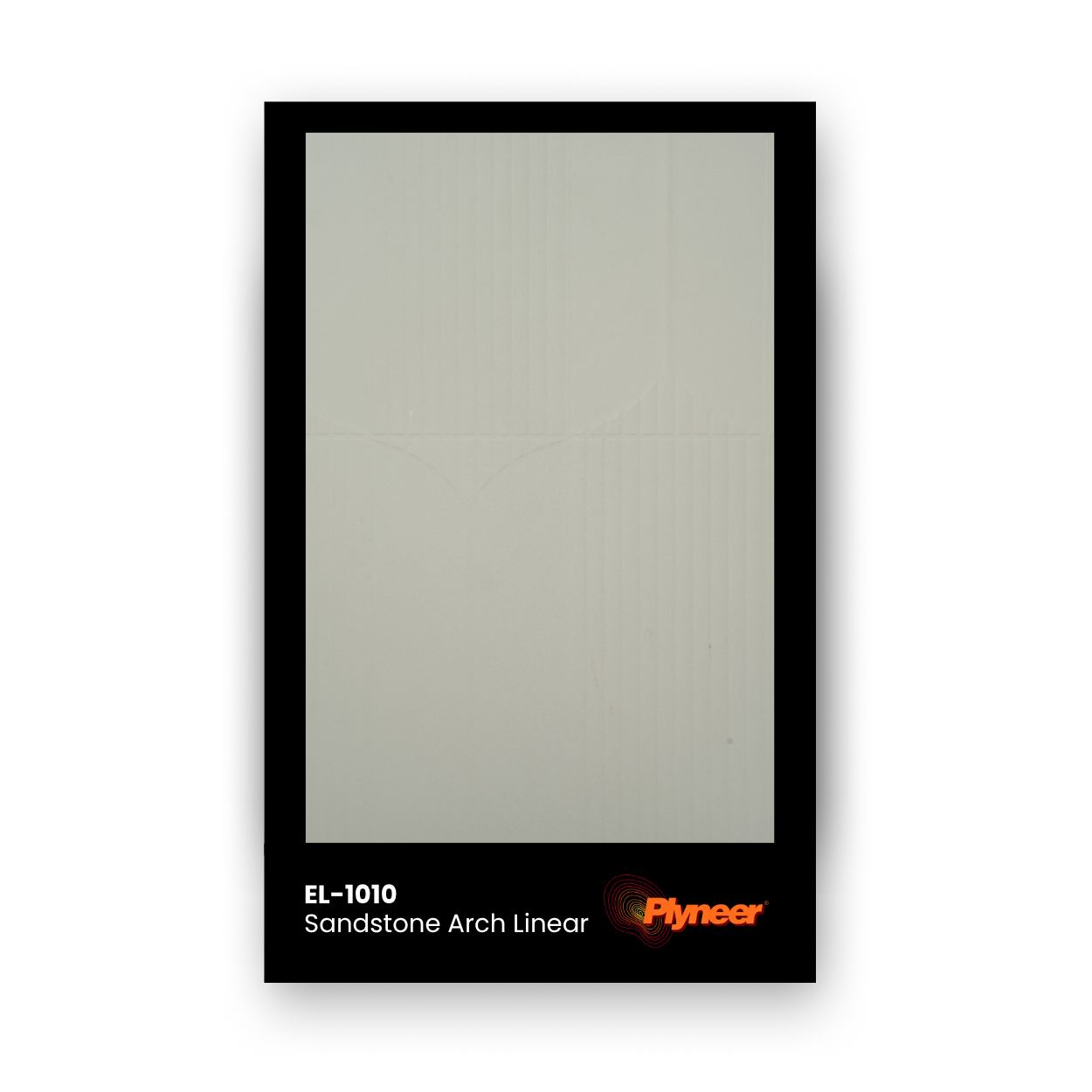 Plyneer EL-1010 sandstone laminate with embossed arch and linear texture from Elite Lite collection.