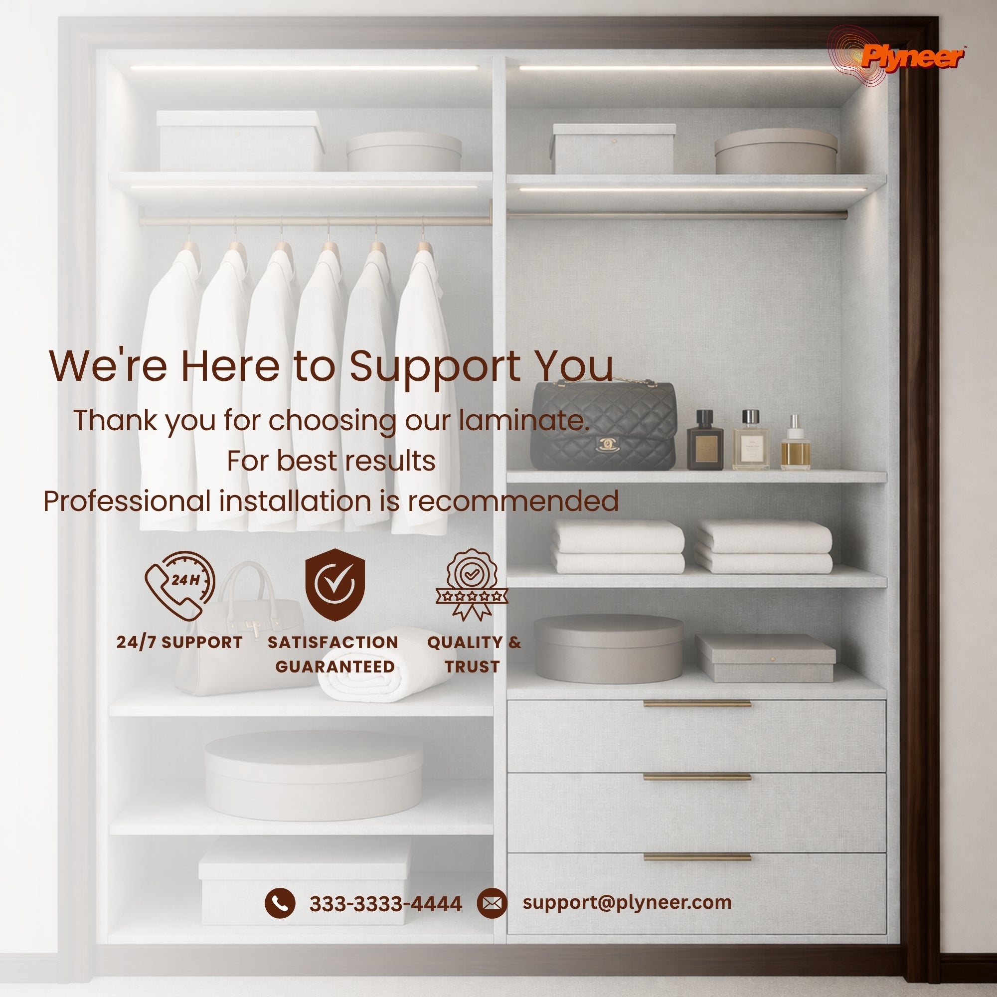 Plyneer Fabric Laminate 5165 SF Timber Text – Durable Timber Look