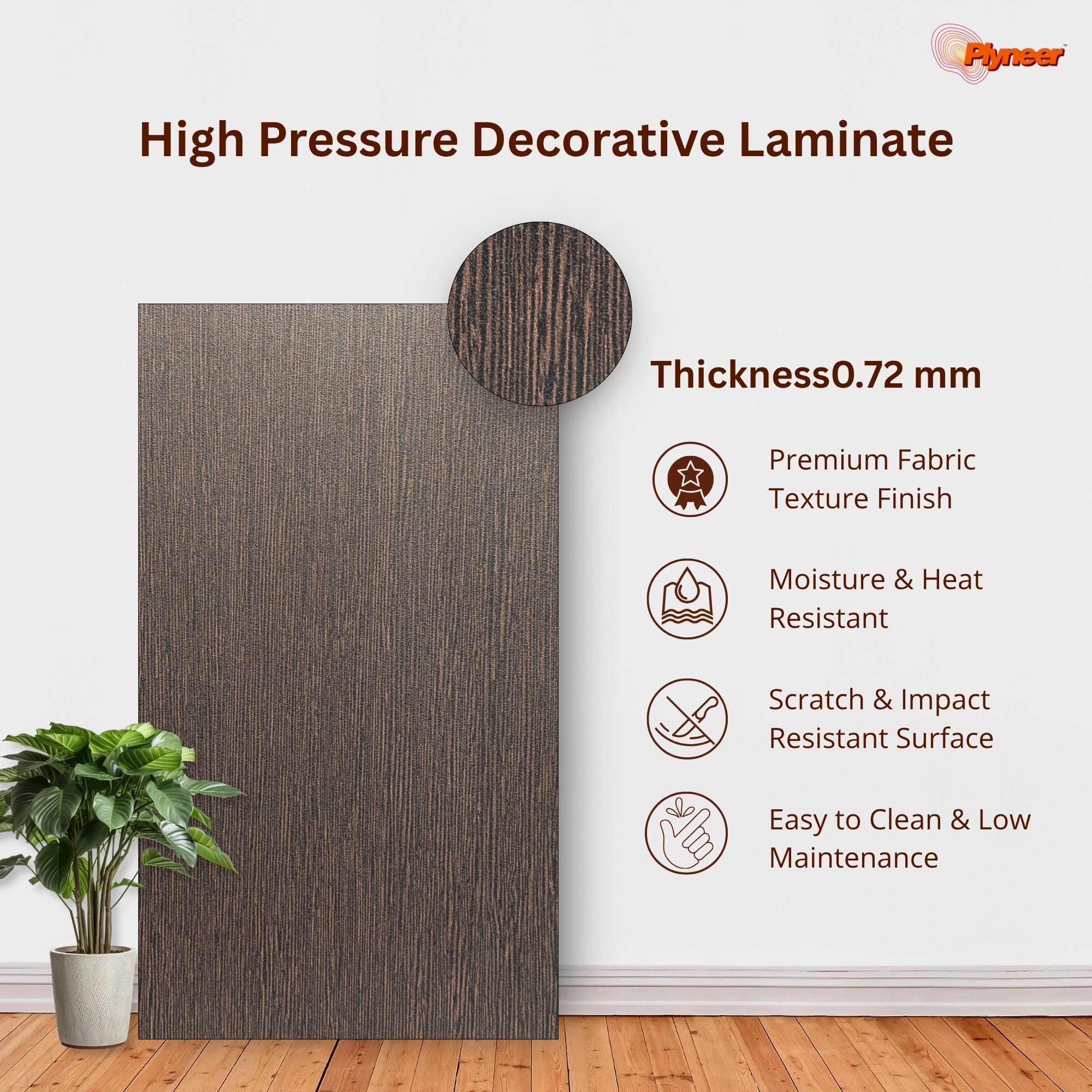 ಪ್ಲೈನಿಯರ್ಸ್ ವುಡ್ ಲ್ಯಾಮಿನೇಟ್ 2155 SF/MF WENGE