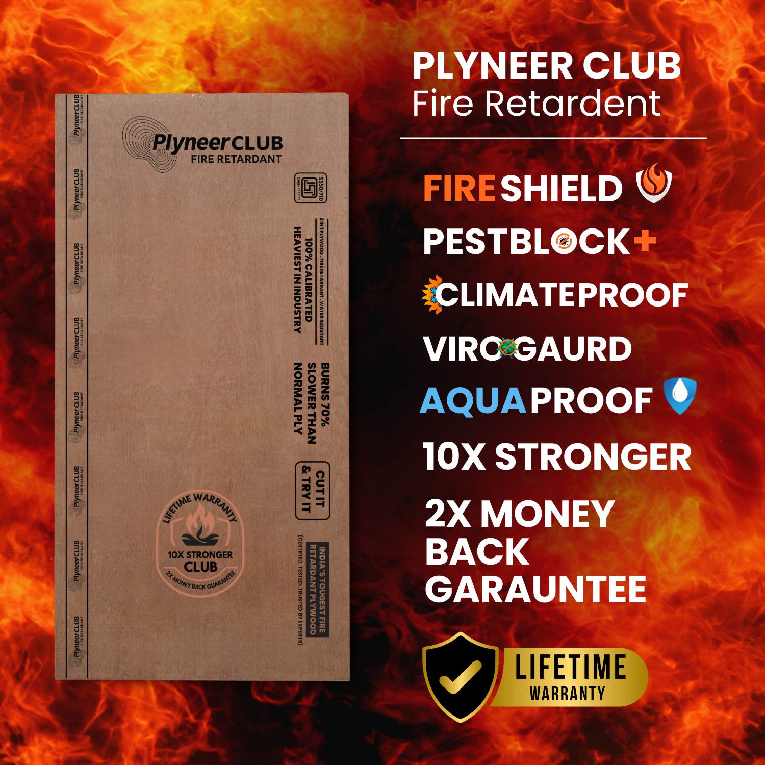 Plyneer Club Fire Retardant BWR