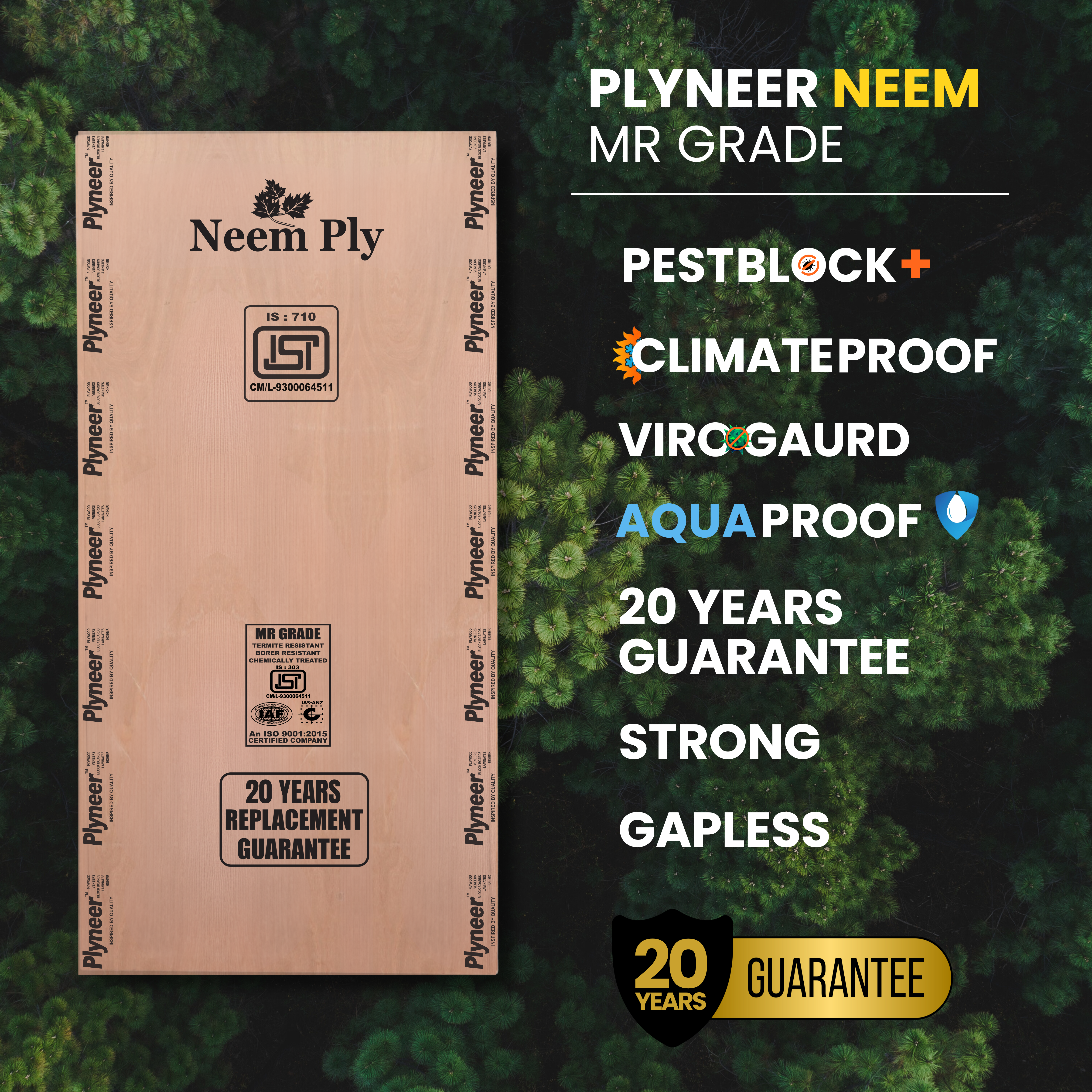 Plyneer Neem OEM MR Grade