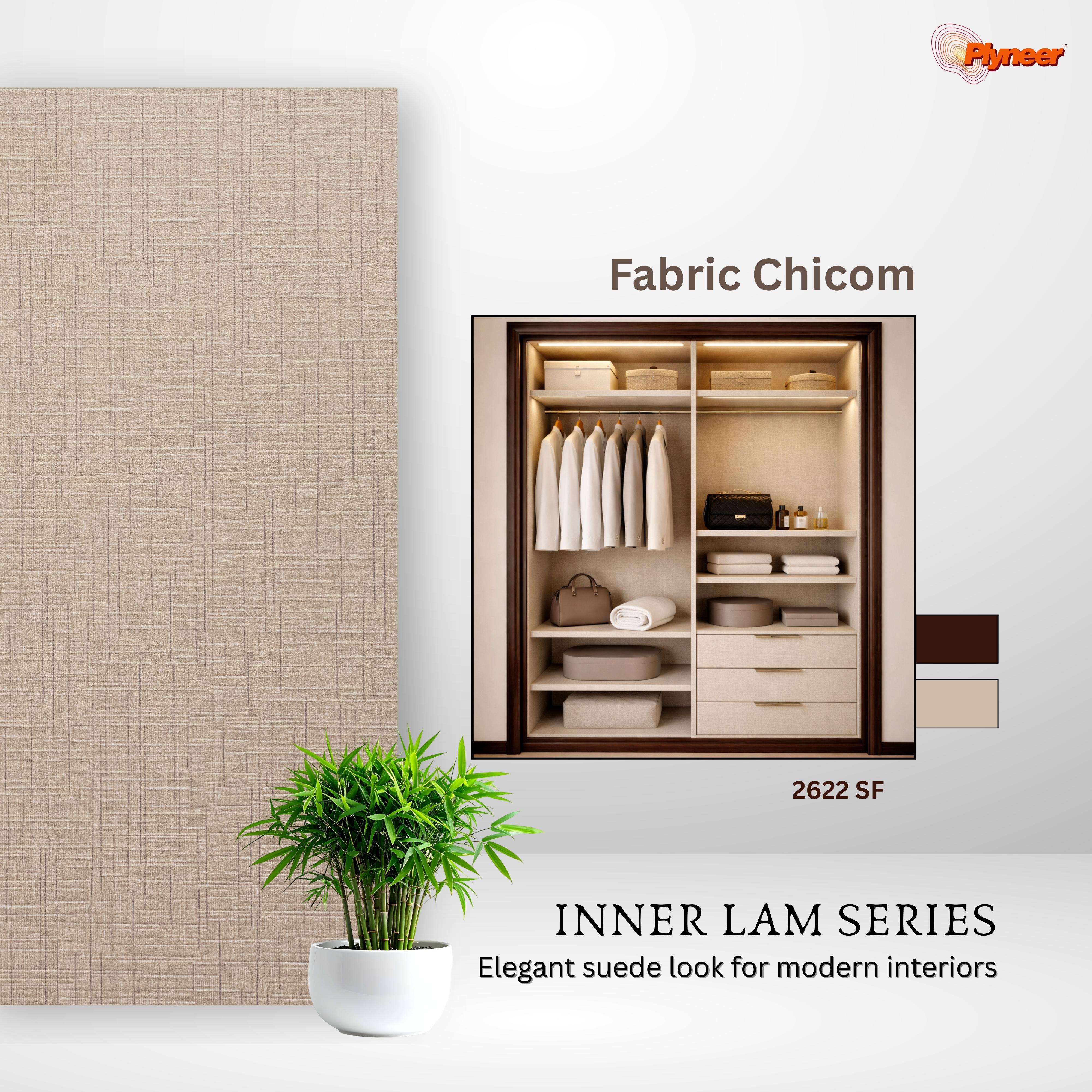 Plyneers Fabric Laminate 2622 SF Ramie Fabric Light