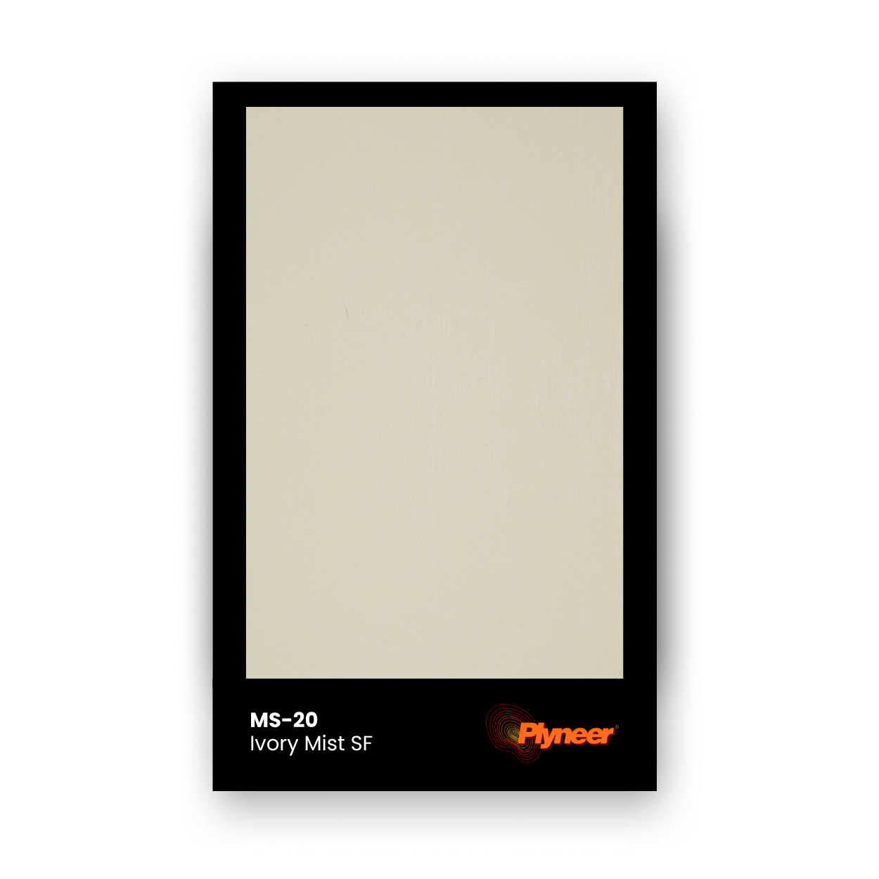 WV-123 ivory mist smooth finish laminate sample with matte surface by Plyneer