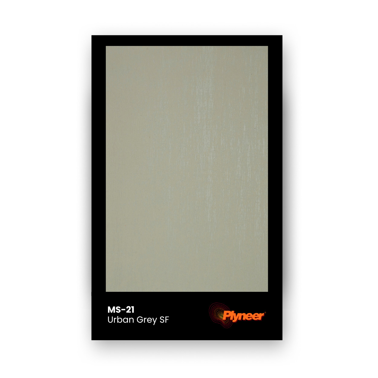 WV-124 urban grey smooth finish laminate sample with matte surface by Plyneer