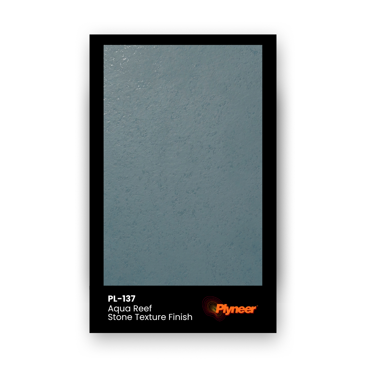 PL-137 Aqua Reef laminate with matte stone texture and aqua blue-green finish by Plyneer.