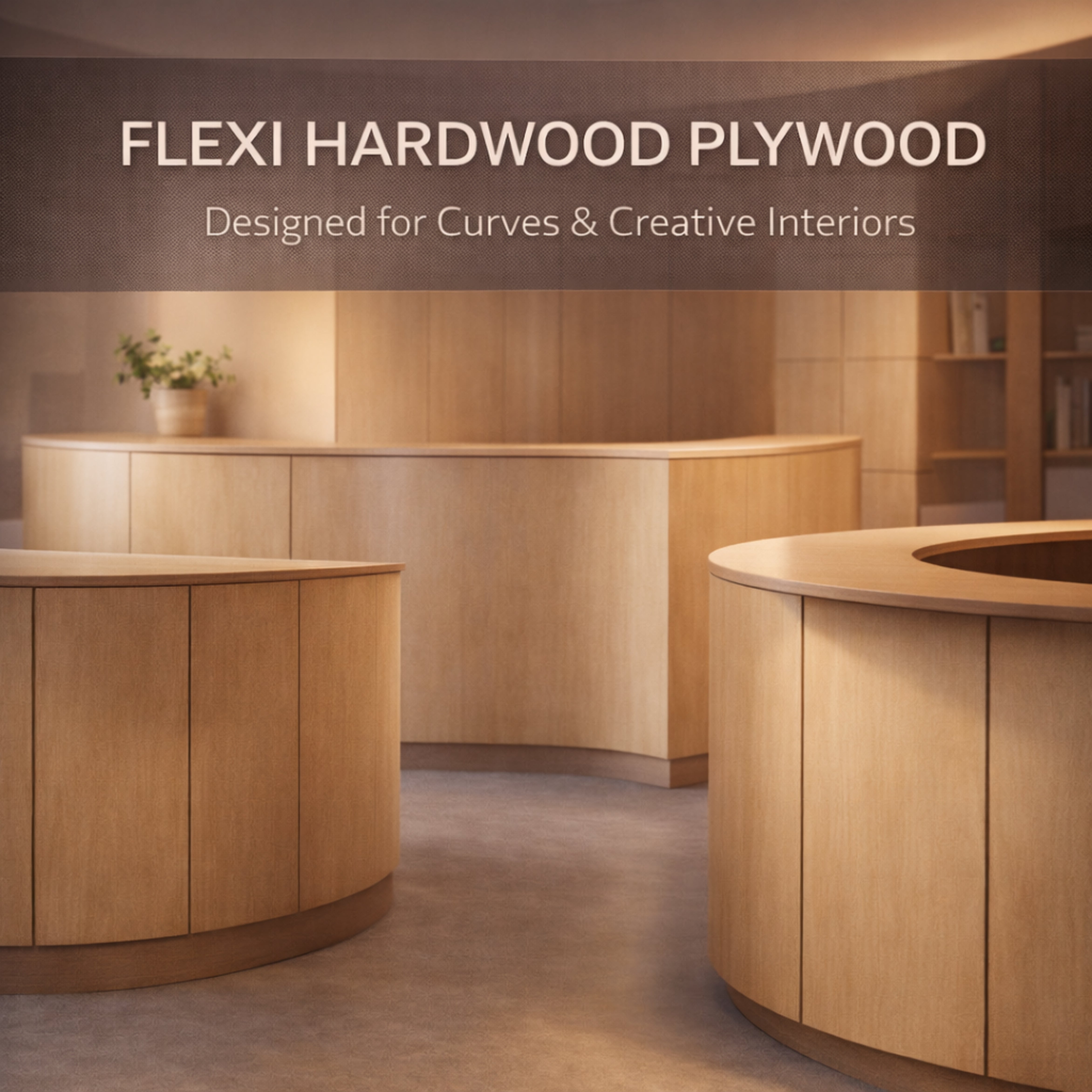 Plyneer Flexi Ply – High-Quality Flexible Plywood for Curved Designs
