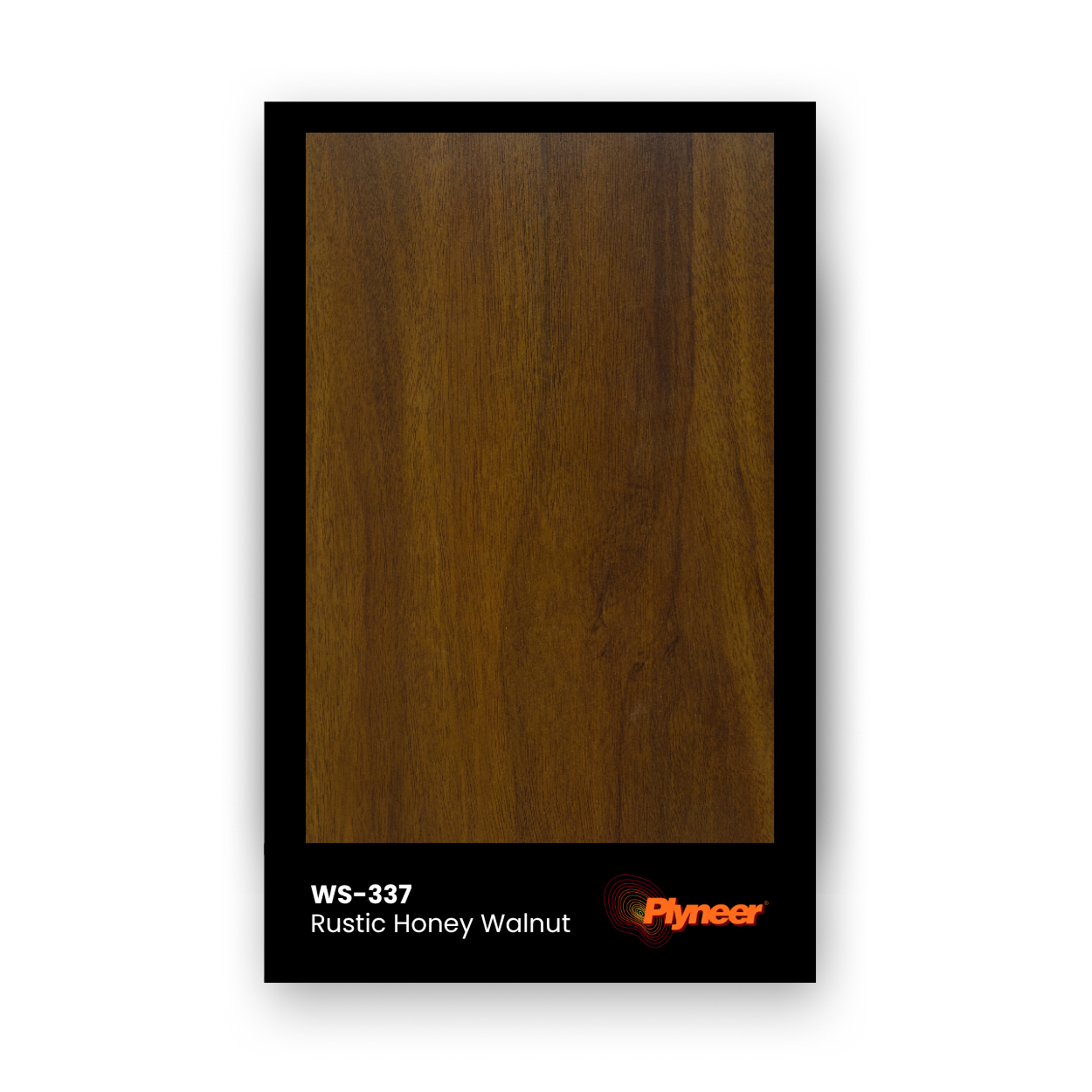 Plyneer WS-337 laminate with honey walnut color and natural matte woodgrain texture.