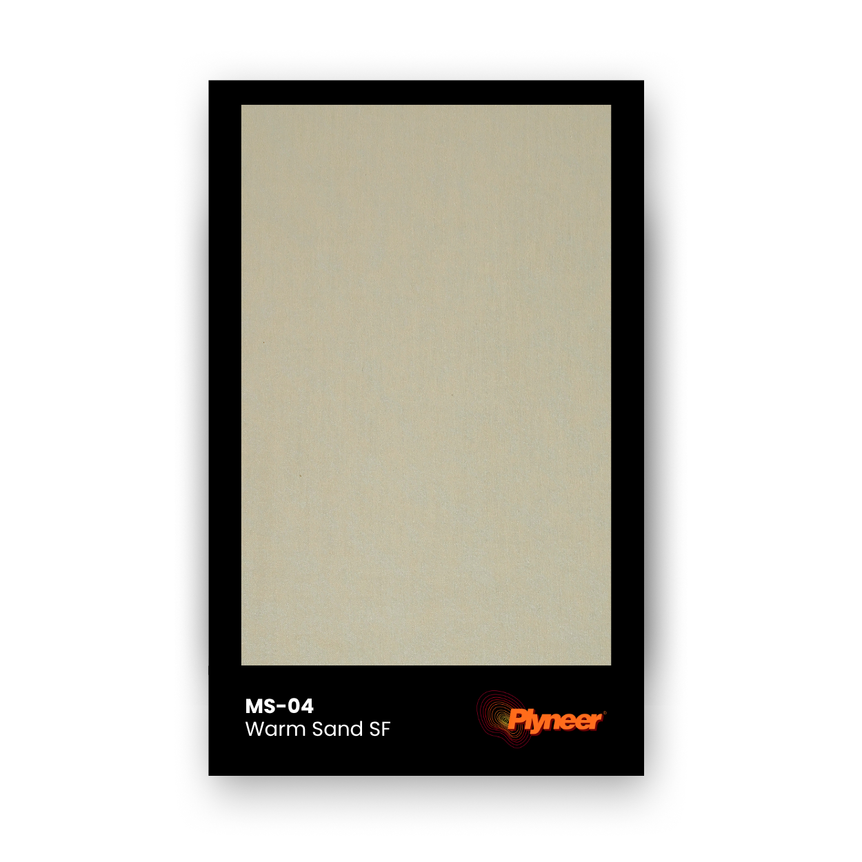 Plyneer WV-103 warm sand sf laminate sample with matte surface by Plyneer.