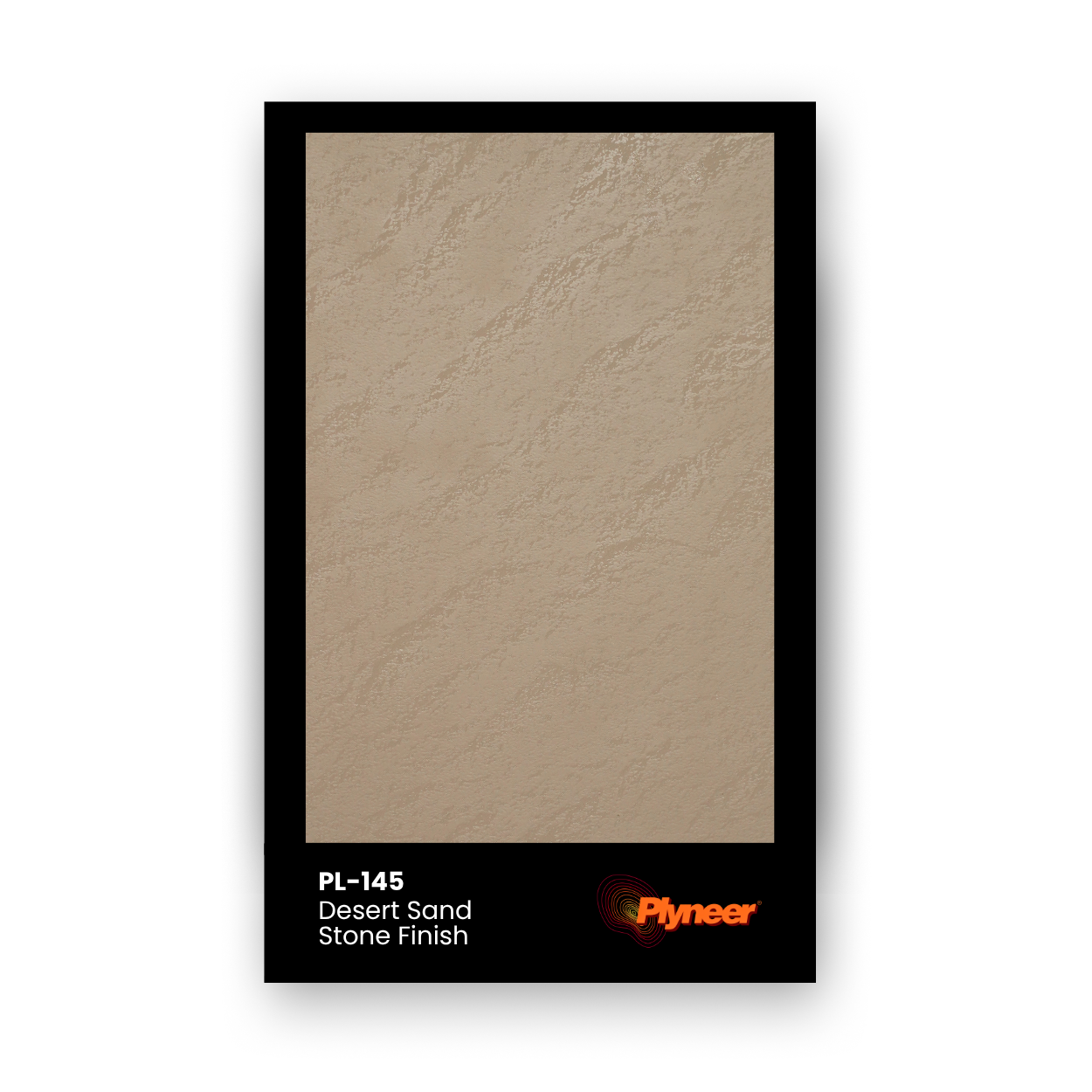 PL-145 Desert Sand laminate with soft stone matte texture and beige hue by Plyneer.