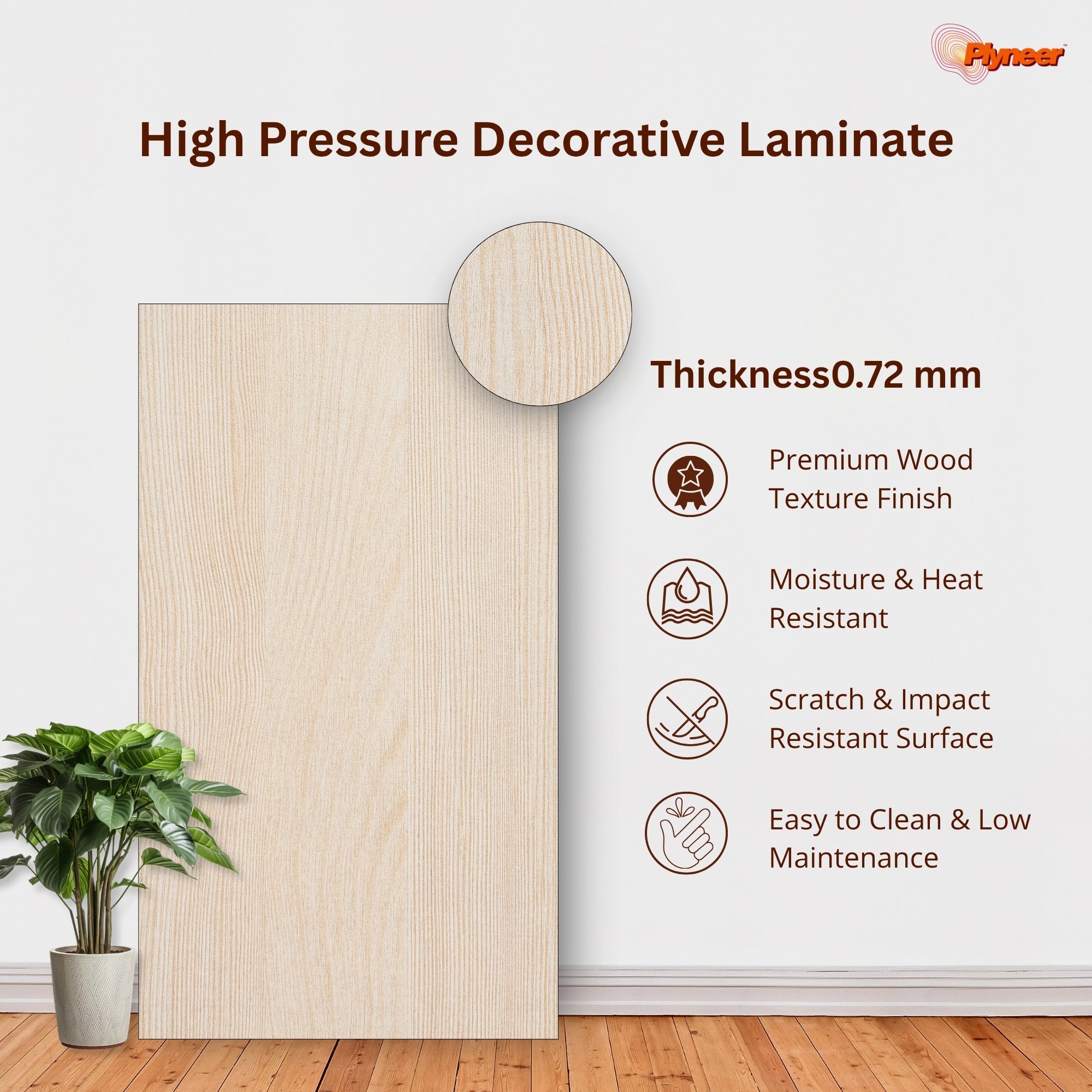 ಪ್ಲೈನಿಯರ್ಸ್ ಫ್ಯಾಬ್ರಿಕ್ ಲ್ಯಾಮಿನೇಟ್ 2614 SF/MF ಫ್ಯಾಬ್ರಿಕ್ ಚಿಕಾಮ್