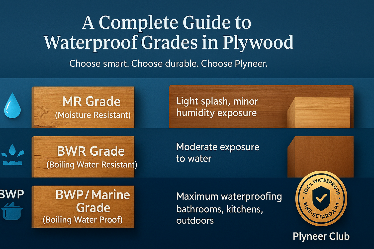 A Complete Guide to Waterproof Grades in Plywood