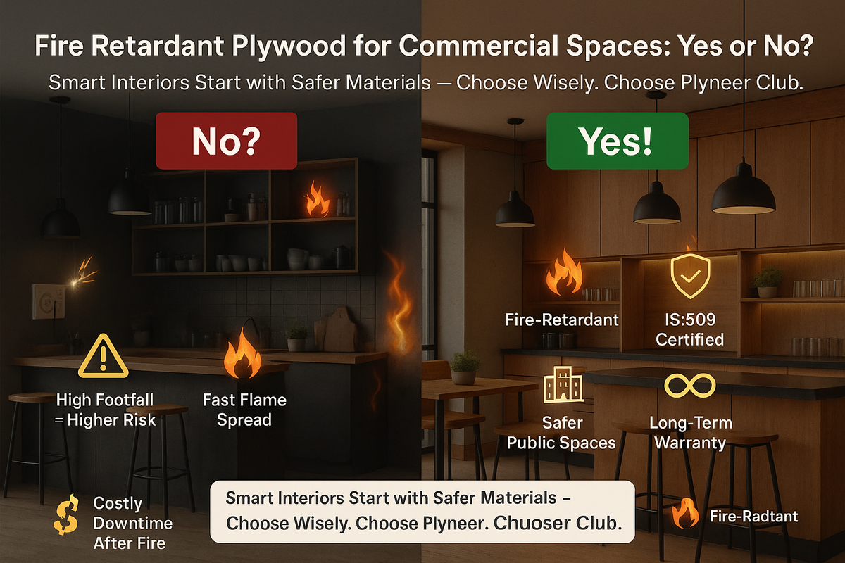 Should You Use Fire Retardant Plywood in Commercial Interiors?