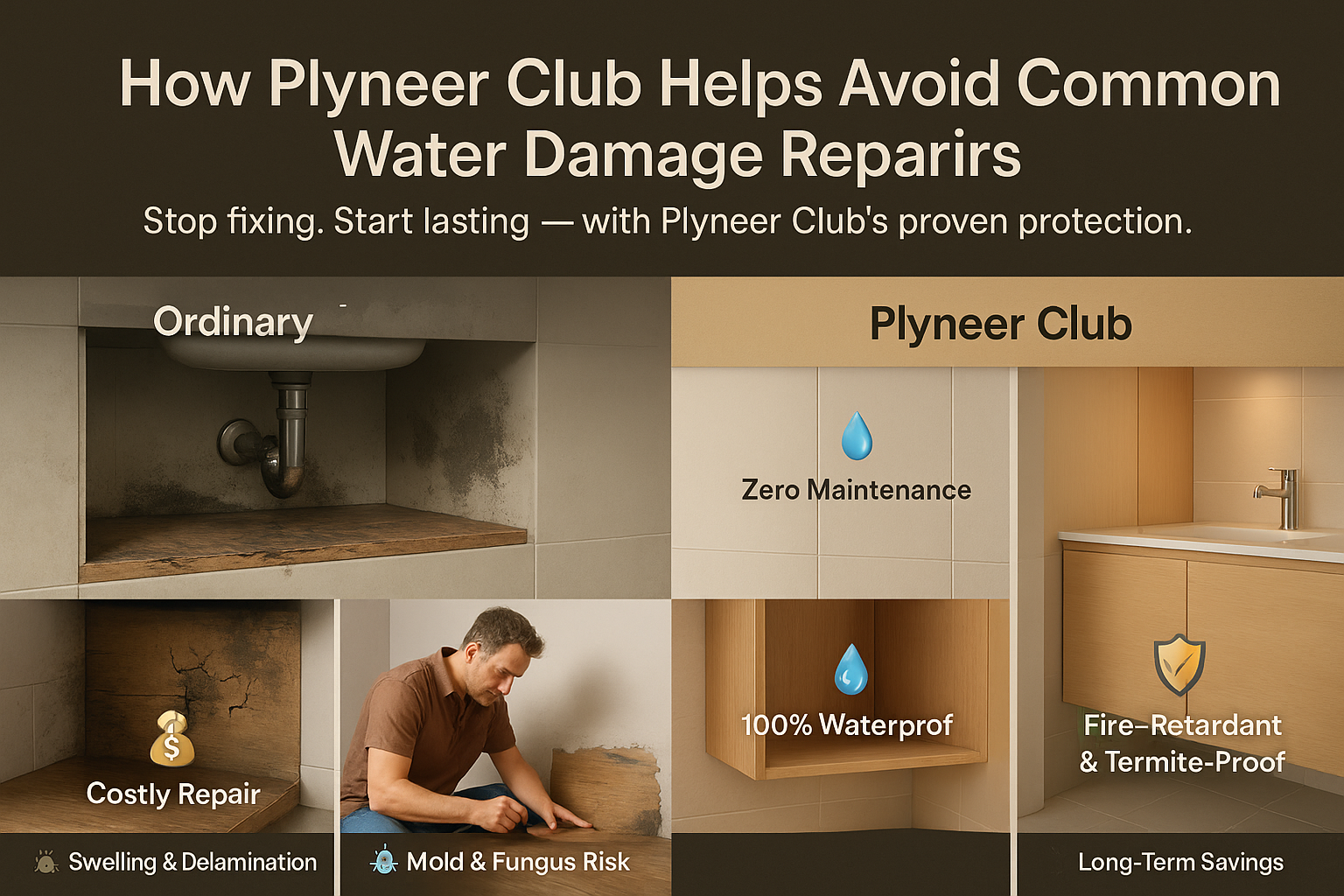 How Plyneer Club Helps Avoid Common Water Damage Repairs