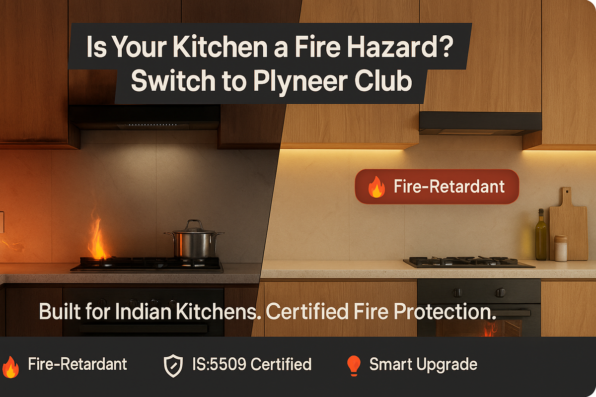 Is Your Kitchen a Fire Hazard? Upgrade with Plyneer Club Plywood