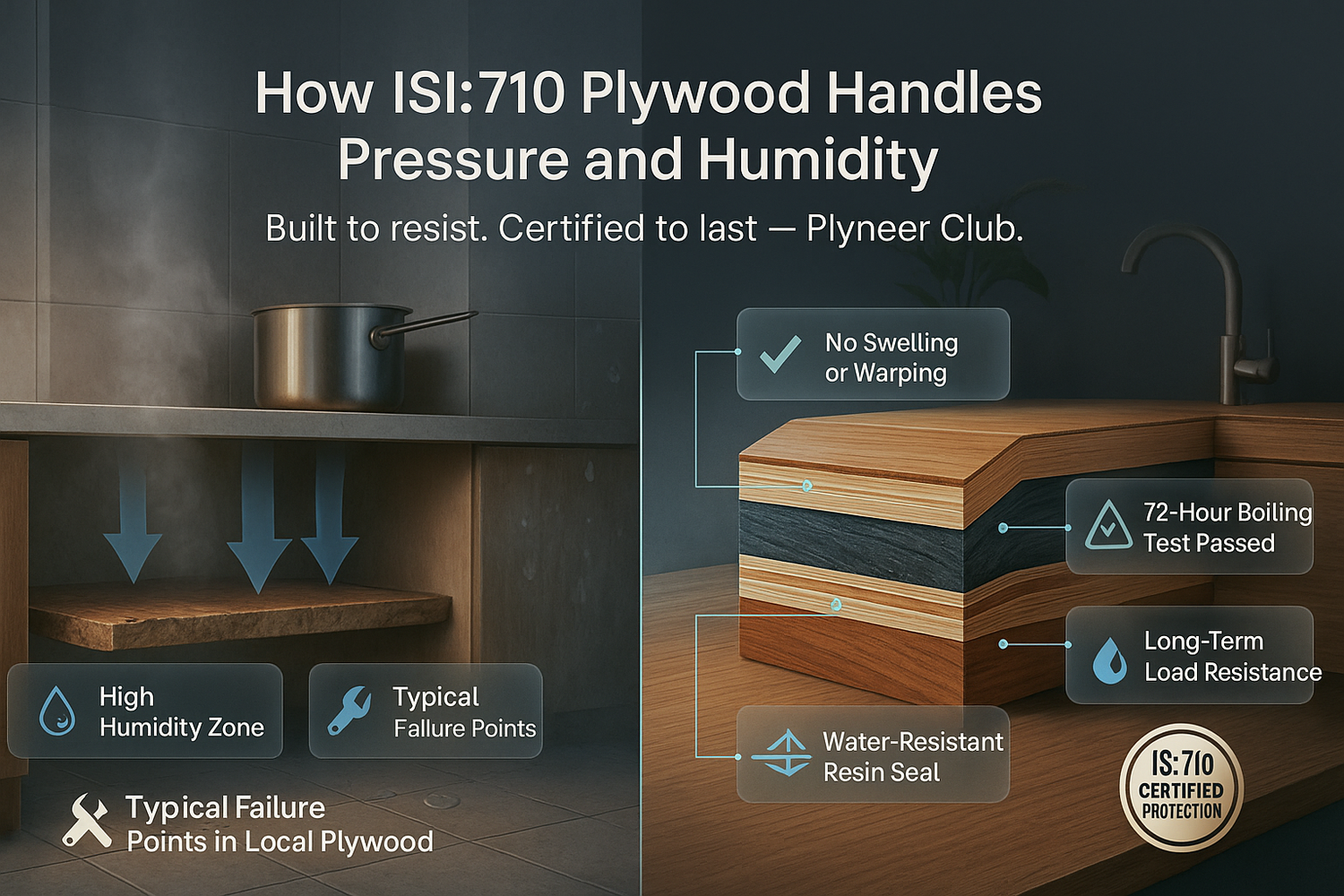 How ISI:710 Plywood Handles Pressure and Humidity