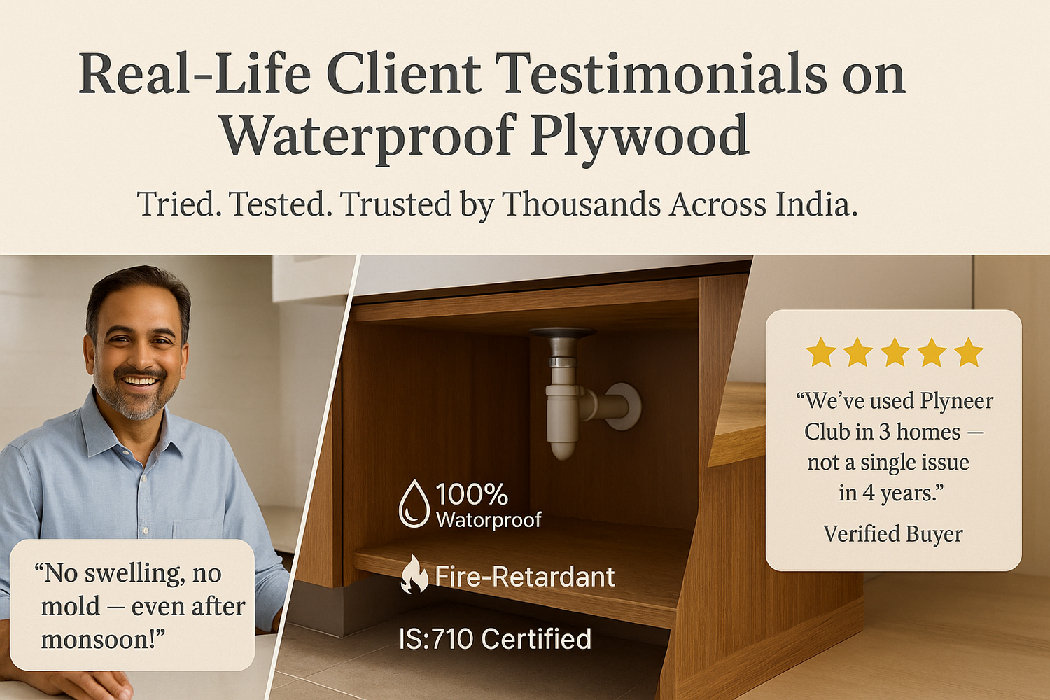 Real-Life Client Testimonials on Waterproof Plywood