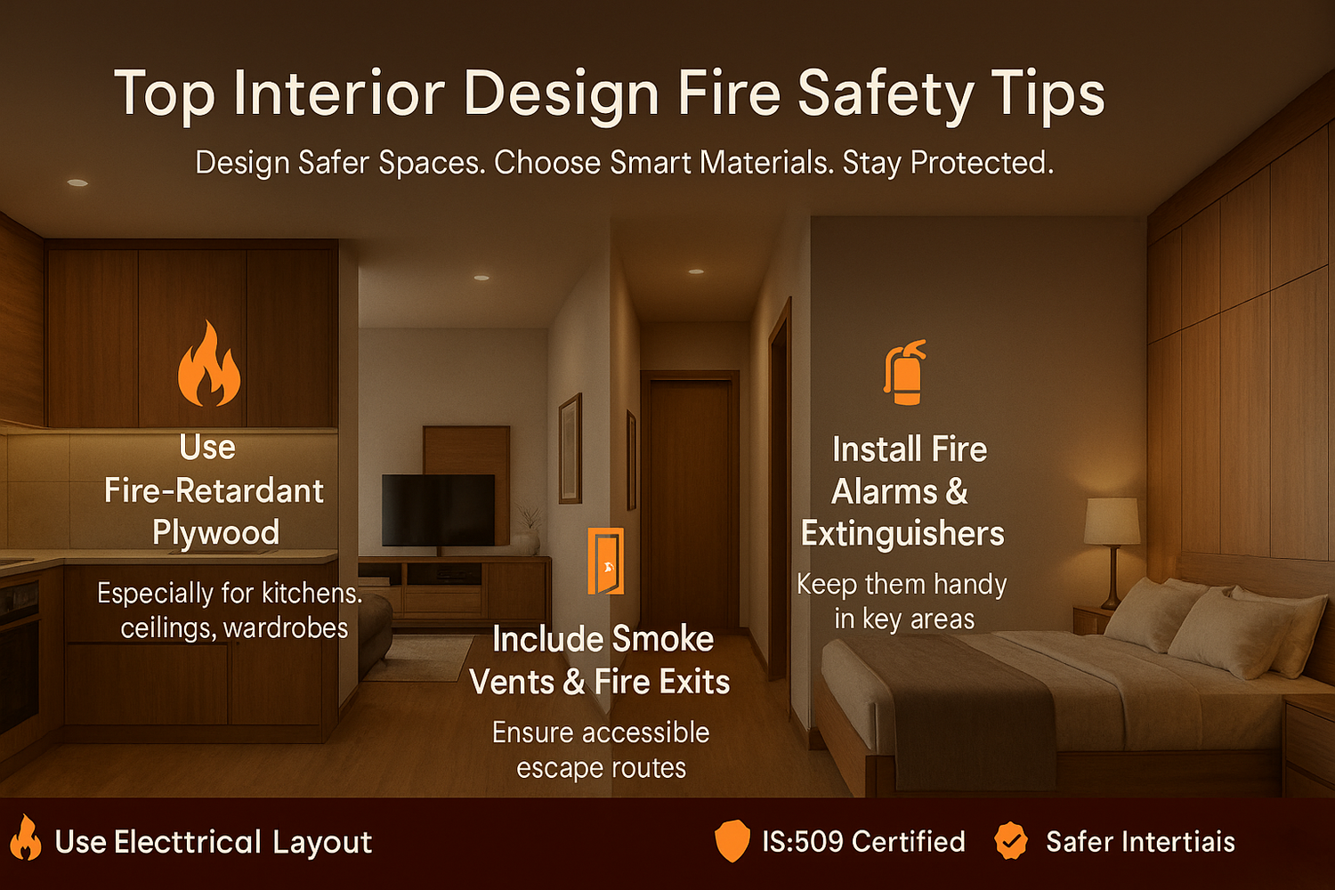Top Interior Design Fire Safety Tips