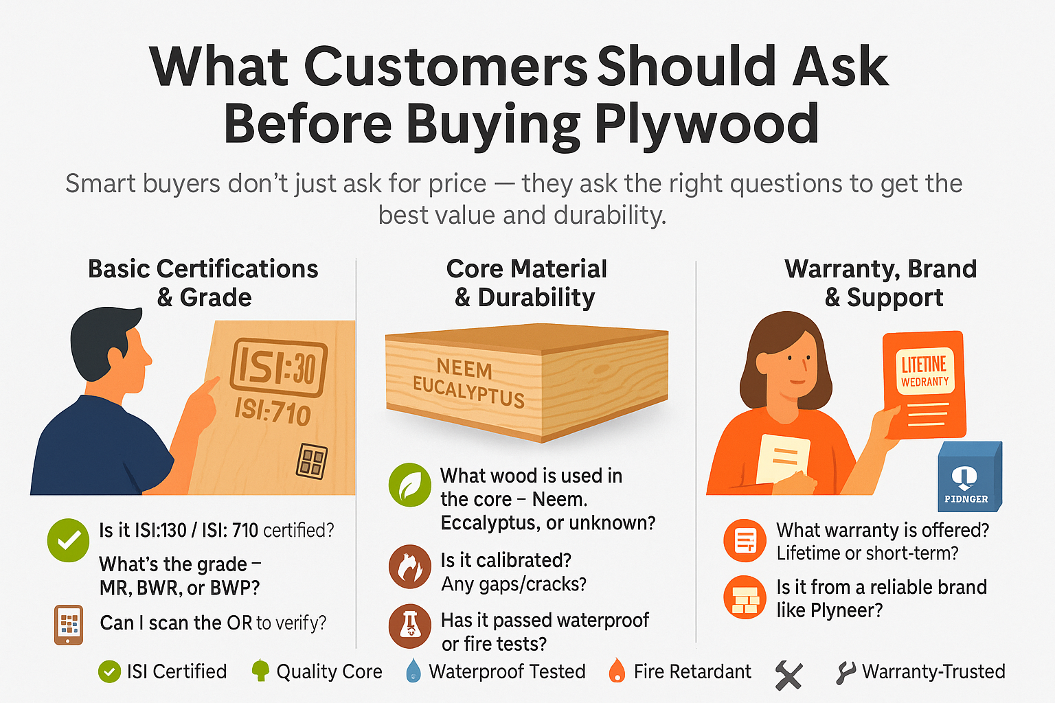 What to Ask Before Buying Plywood – Buyer’s Guide by Plyneer