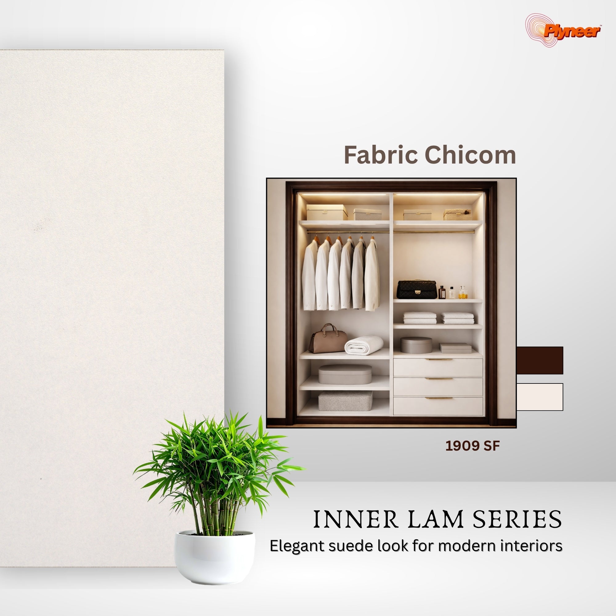 Plyneers Off White Laminate 1909 SF