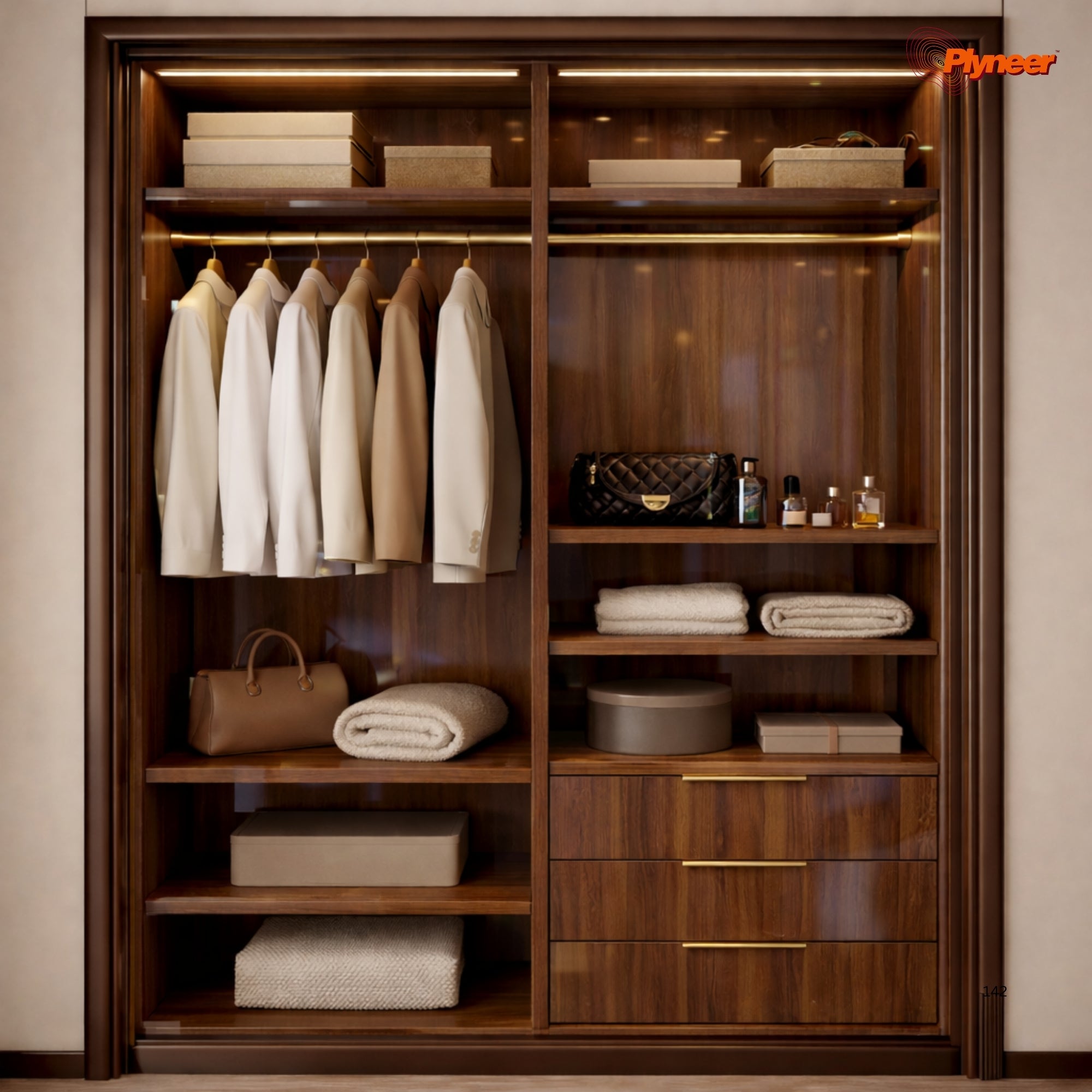 Plyneers Wood Laminate 2650 SF TYROL WALNUT