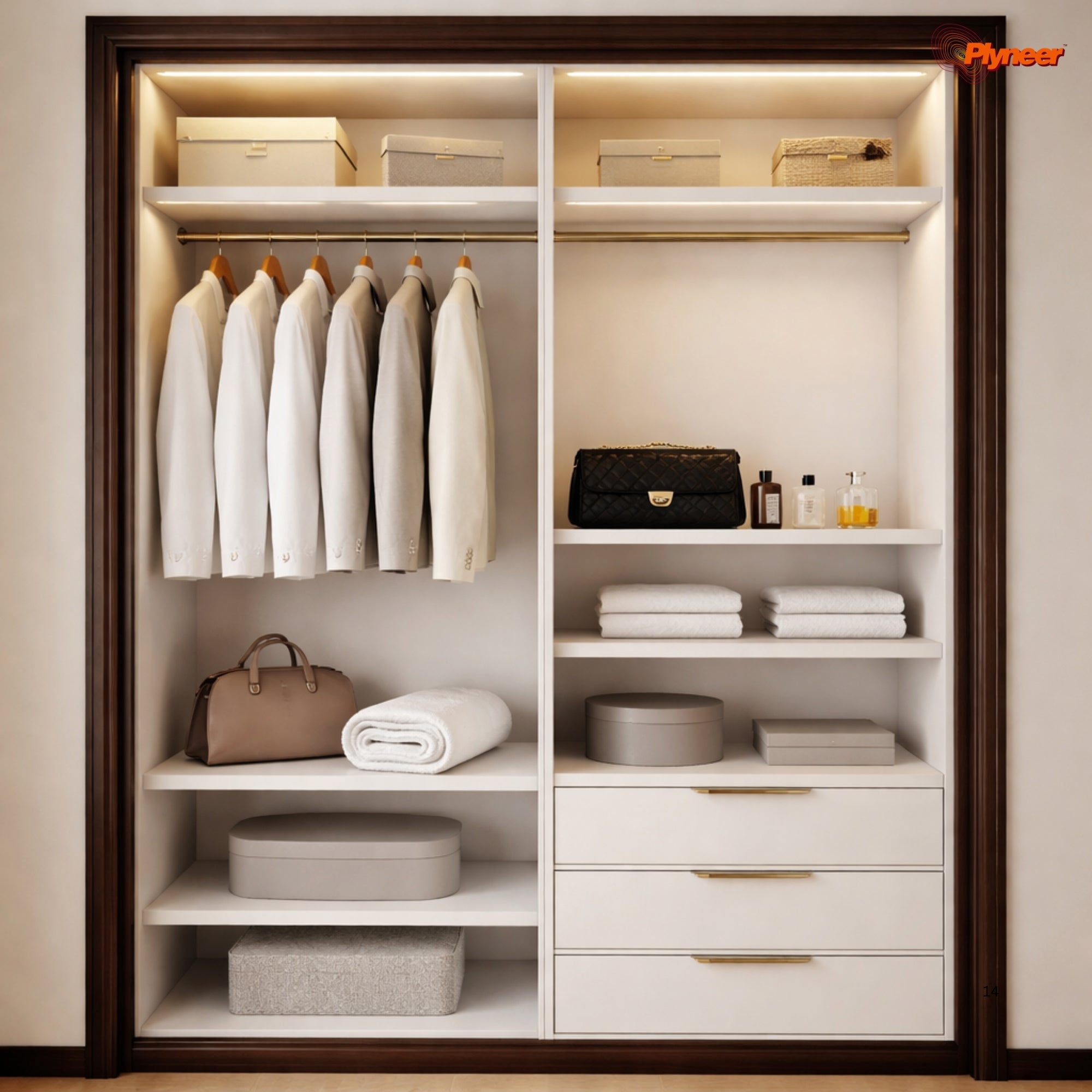 प्लायनियर्स ऑफ व्हाइट लैमिनेट 1909 एसएफ/एमएफ फ्रॉस्टी व्हाइट