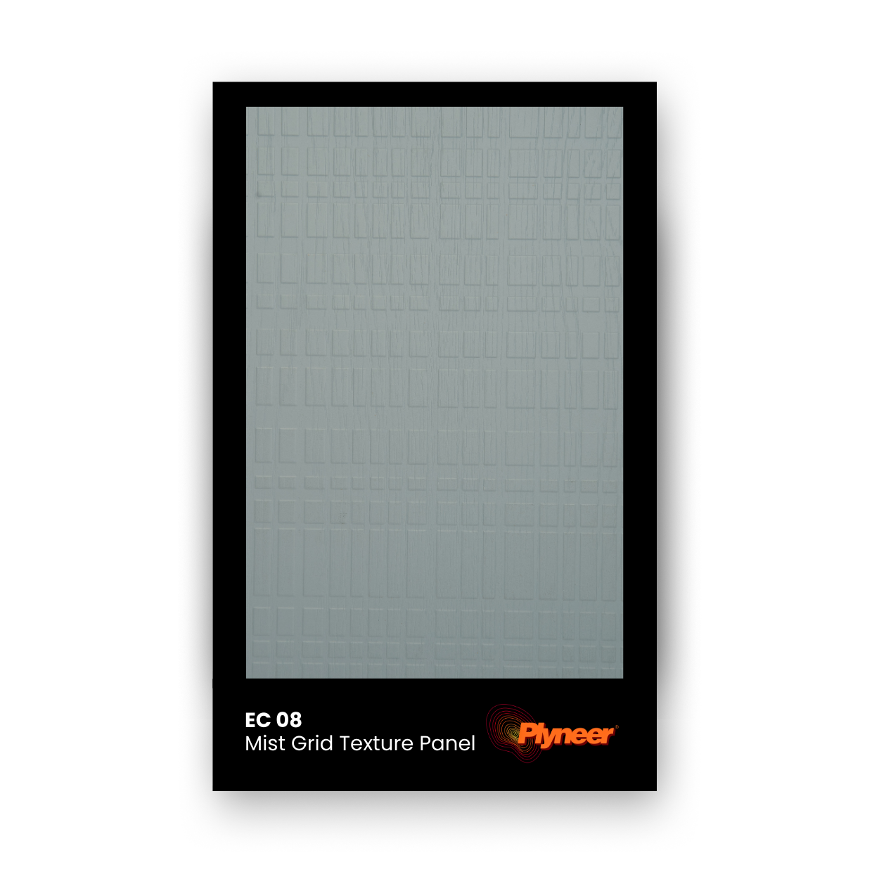EC 08 mist grey grid textured decorative panel