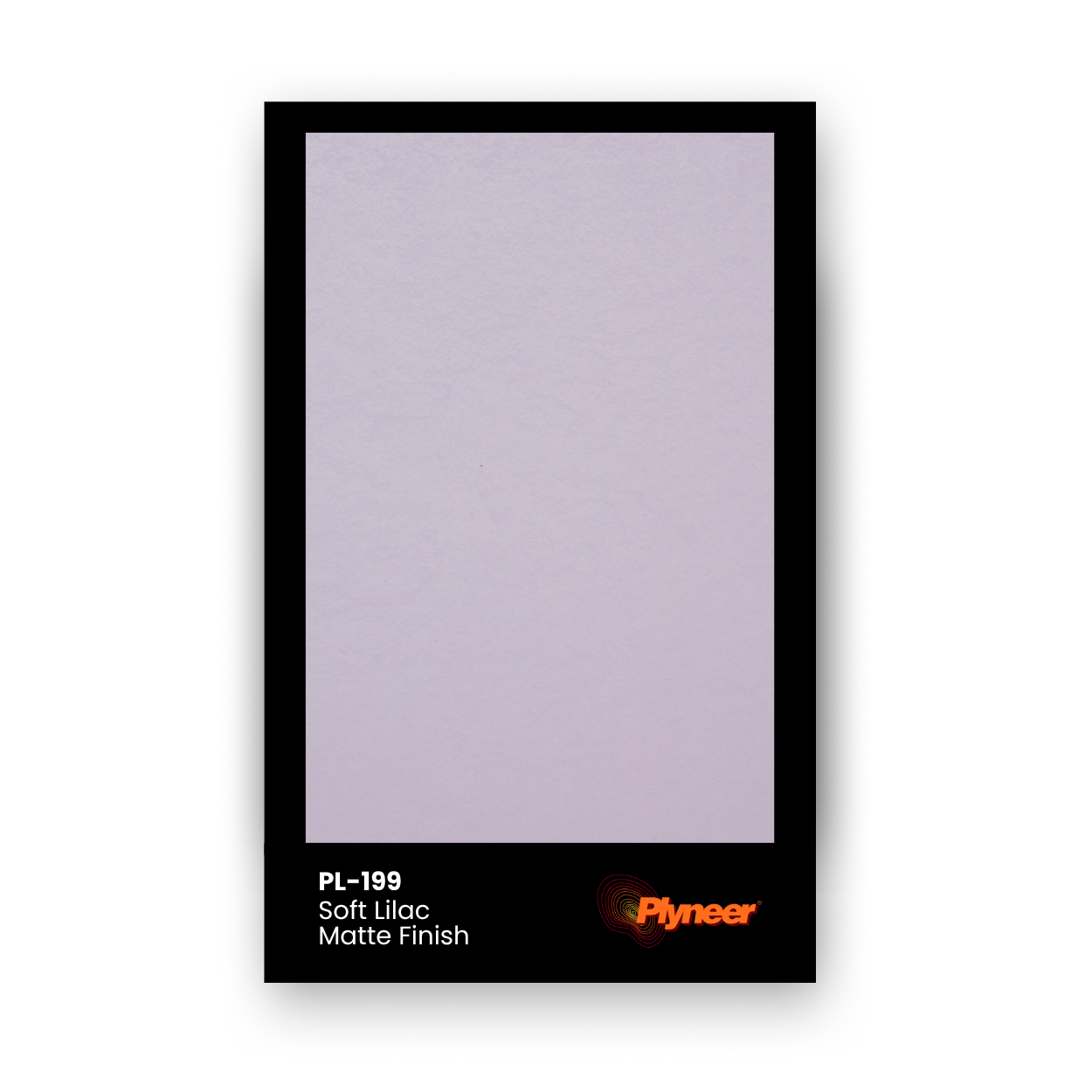 PL-199 Soft Lilac Matte laminate featuring a light lavender tone and smooth finish for serene and modern interiors by Plyneer.