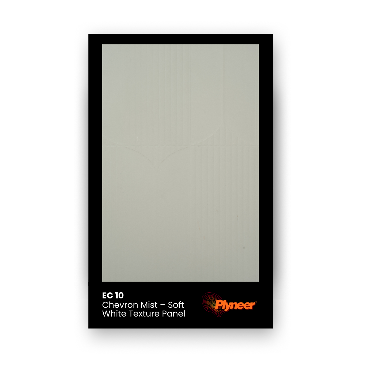 EC 10 chevron embossed soft white textured wall panel – modern interior decorative board