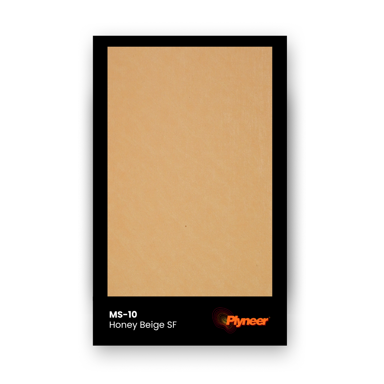 WV-111 honey beige sf laminate sample with matte surface by Plyneer.