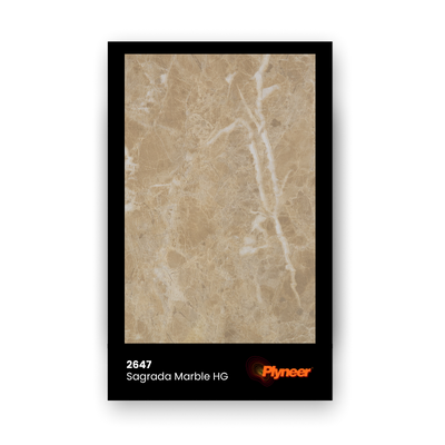 Plyneers Marble Laminate 2647 HG SAGRADA MARBLE