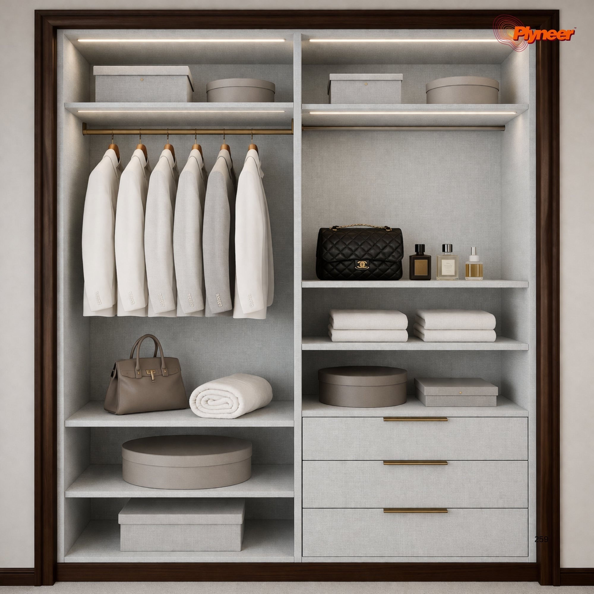 Plyneer Fabric Laminate 5165 SF Timber Text – Durable Timber Look