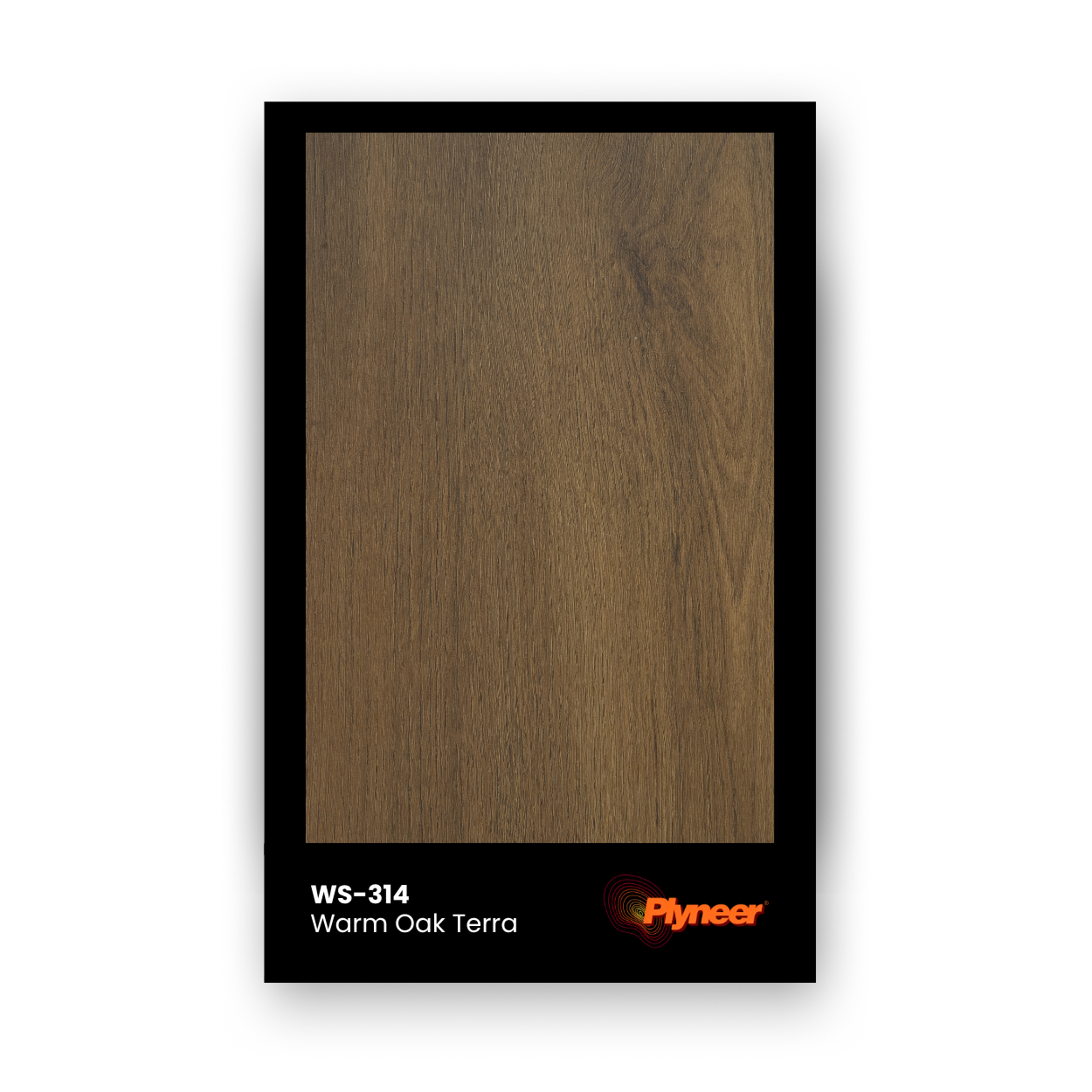 Plyneer WS-314 warm oak laminate with natural woodgrain texture.