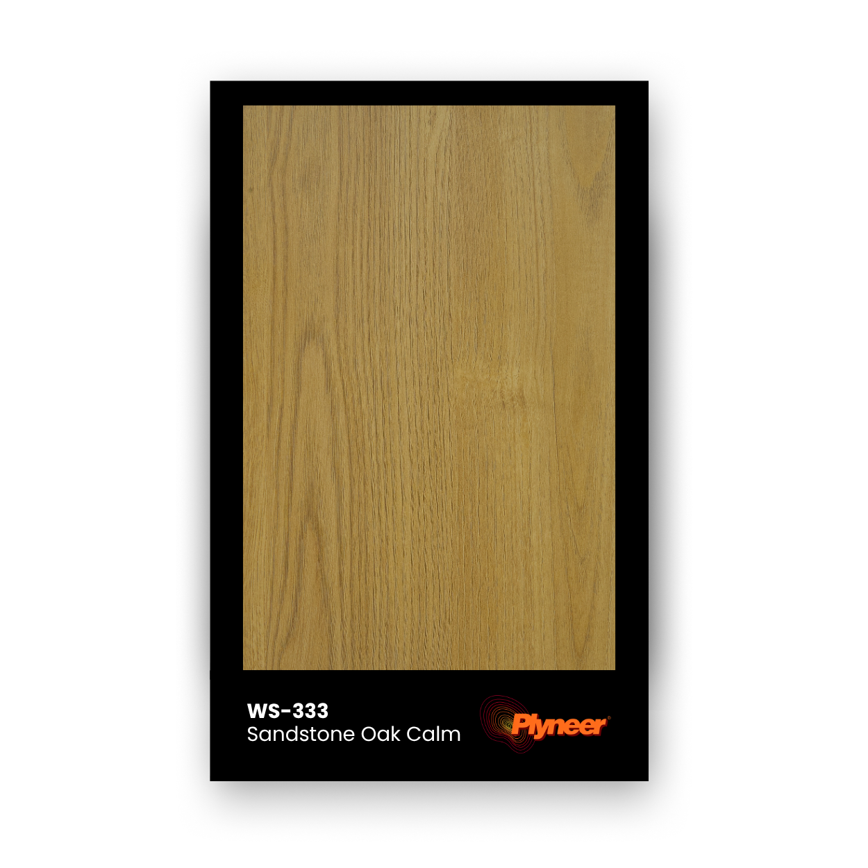 Plyneer WS-333 light oak laminate with smooth matte texture and soft grain pattern.