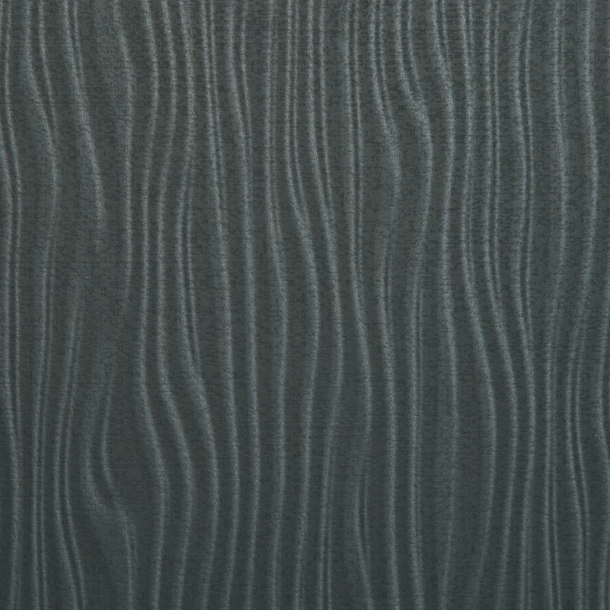 AS-543 charcoal ripple-wave textured laminate sheet with deep flowing pattern.