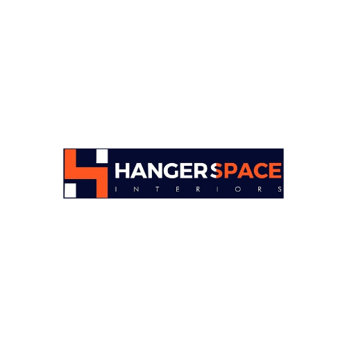 "Hangerspace Interiors logo - Respected client of Plyneer Industries specializing in stylish and functional interior design solutions"