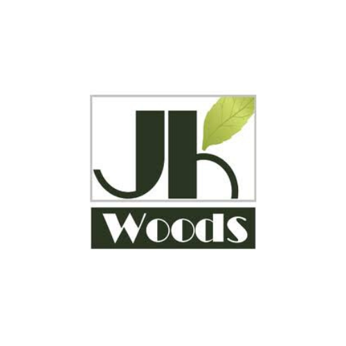 "JK Woods logo - Valued client of Plyneer Industries specializing in premium wood products and solutions"