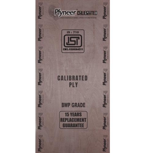 Plyneer Calibrated BWP Grade Plywood is a high-performance plywood designed for exterior and heavy-duty applications. Manufactured with Boiling Water Proof (BWP) adhesive, it is highly resistant to water, moisture, and harsh weather conditions. This plywood is precision-calibrated to ensure consistent thickness and a smooth surface, making it ideal for both structural and decorative uses.